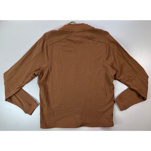 prAna Snakebite Sweatshirt XS Gender Neutral Sepia Brown Organic Cotton NWT - Picture 7 of 15